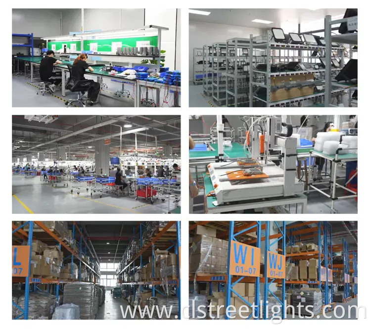 All in One Outdoor Products Road Flood Lighting Energy Saving Lamp Panel Rechargeable Battery Garden Wall Waterproof IP65 LED Solar Street Light